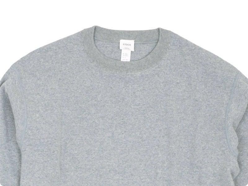 YAECA 󥭥 COTTON RIB 롼ͥå GRAY ̥󥺡