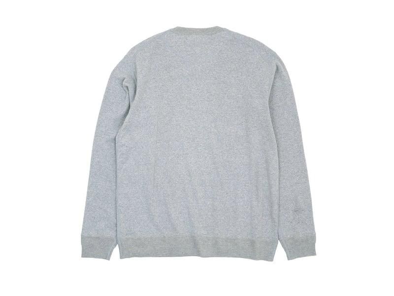 YAECA 󥭥 COTTON RIB 롼ͥå GRAY ̥󥺡