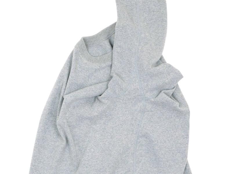 YAECA 󥭥 COTTON RIB 롼ͥå GRAY ̥󥺡