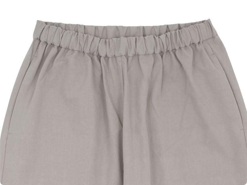 Atelier d'antan Peytonʥڥȥ Cotton wide pants GRAY