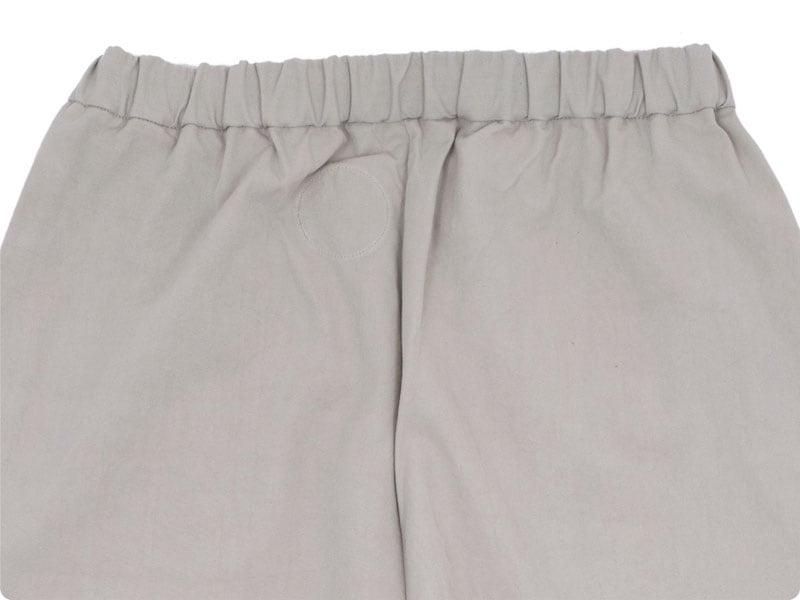 Atelier d'antan Peytonʥڥȥ Cotton wide pants GRAY