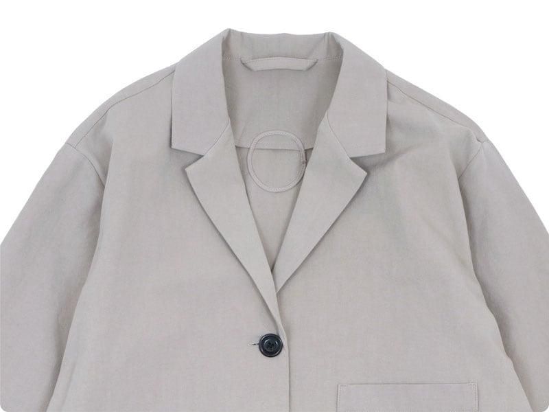 Atelier d'antan Godardʥ Cotton Coat GRAY
