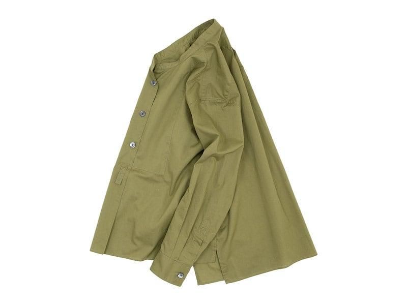 MARGARET HOWELL SHEER COTTON SHIRTS 180KHAKI 〔レディース
