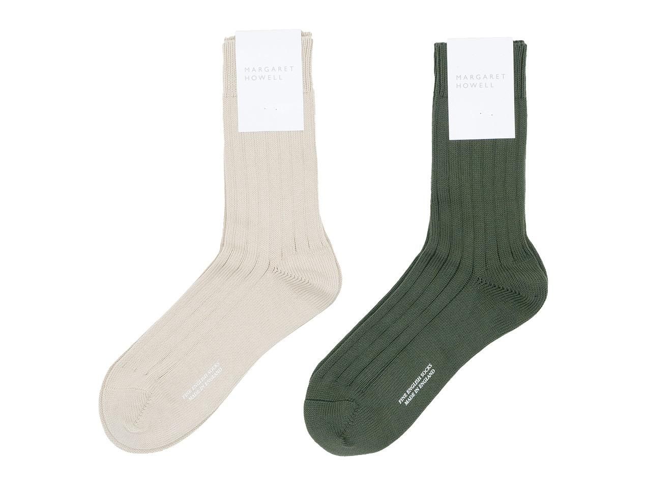 はこぽす対応商品 マーガレットハウエル SOCKS 靴下 SHORT ソックス4足 