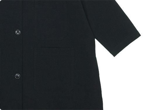 Atelier d'antan Godardʥ Cotton Coat BLACK
