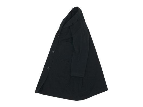 Atelier d'antan Godardʥ Cotton Coat BLACK