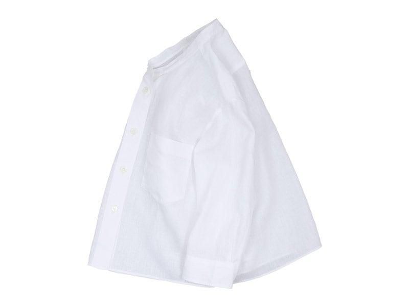 MARGARET HOWELL SHIRTING LINEN I NO COLLAR SHIRTS 30WHITE̥ǥ
