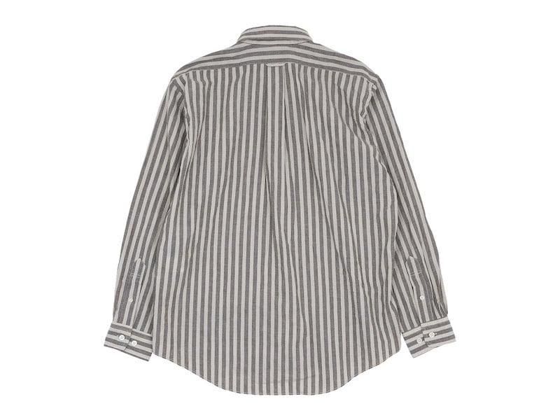 ENDS and MEANS B.D. Shirts BROWN STRIPE