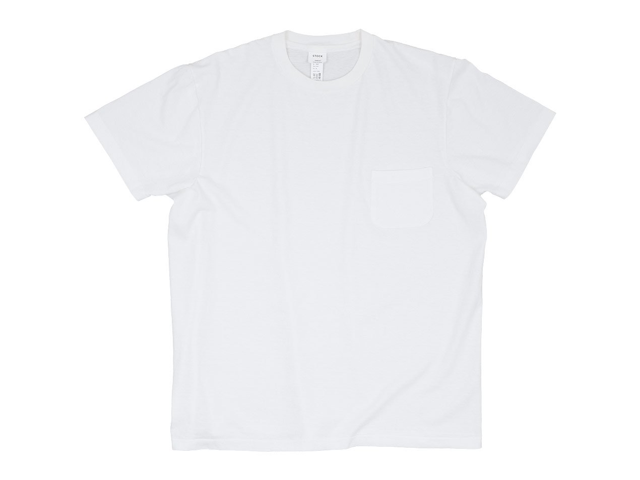 YAECA STOCK ポケットTシャツ OFF WHITE 〔メンズ〕【32021】