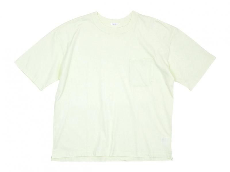 maillot soft cotton s/s pocket Tee LIGHT YELLOW