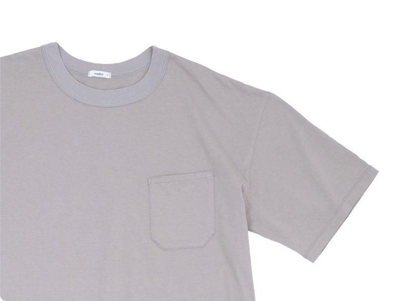 maillot soft cotton s/s pocket Tee LIGHT GRAY