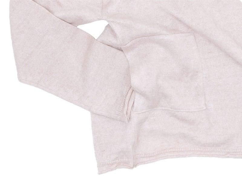 Atelier d'antan Pauletʥݡåȡ Linen Knit Cardigan LIGHT PINK
