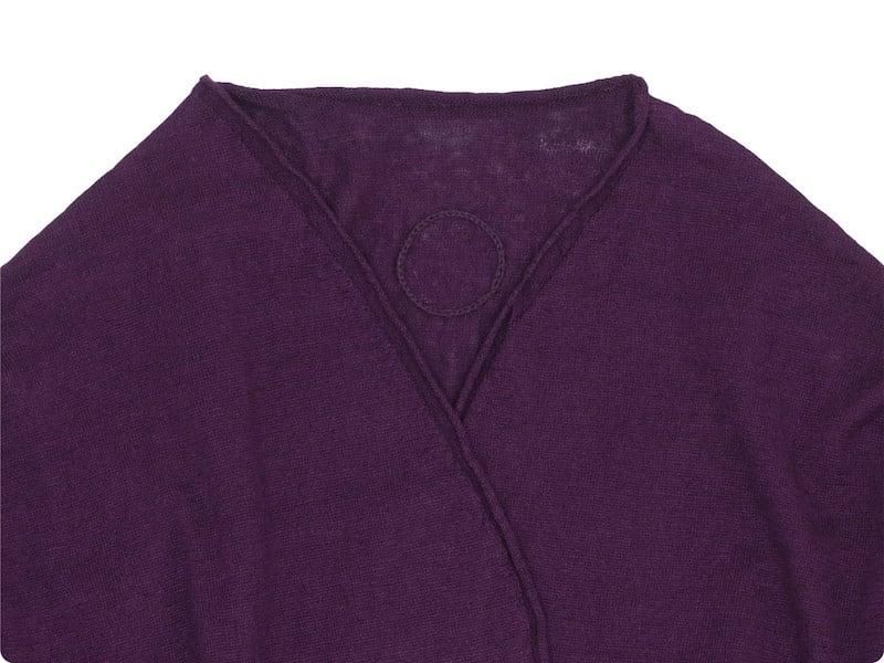 Atelier d'antan Pauletʥݡåȡ Linen Knit Cardigan WINE