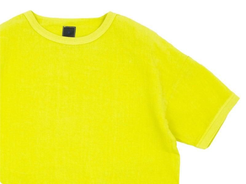maillot linen shirts Tee FADE YELLOW MAS-22120
