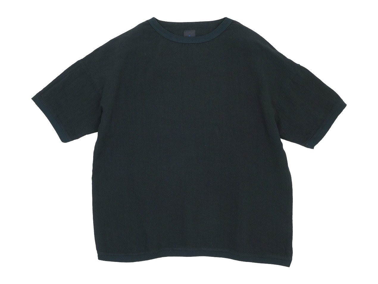 maillot linen shirts Tee BLACK 【MAS-22120】