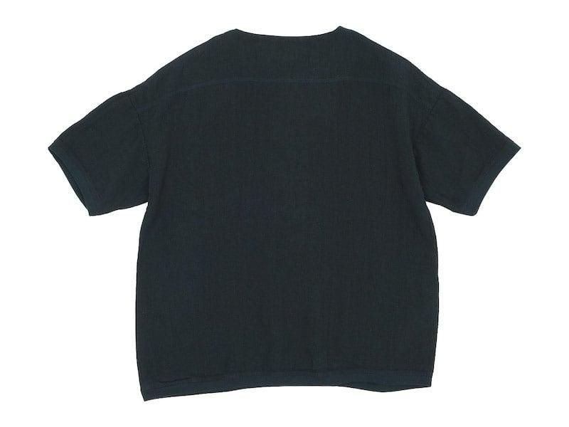 maillot linen shirts Tee BLACK MAS-22120