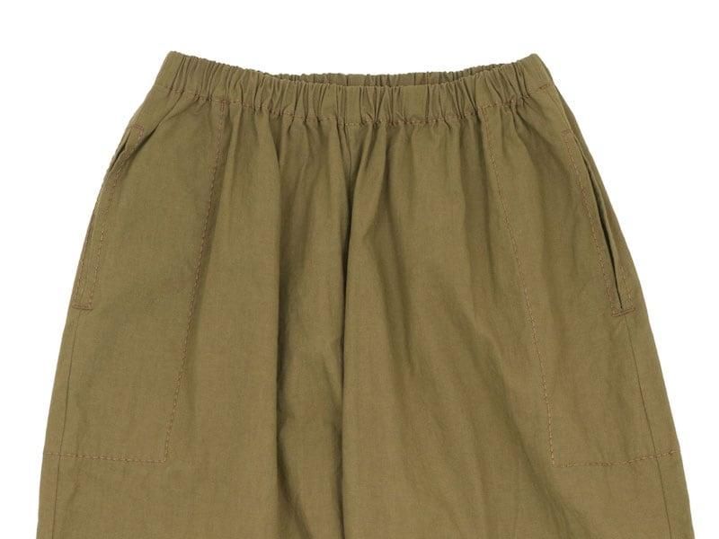 【価格 20,900円】ホームスパン バルキーシーチング 厚手ギャザーパンツ homspun バルキーシーチング厚手 ギャザーパンツ ブラック