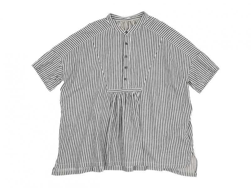 ordinary fits WIDE ATELIER SHIRTS BLACK STRIPE
