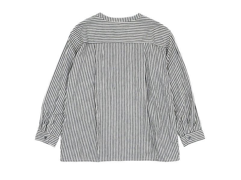 ordinary fits SLEEPING SHIRT BLACK STRIPE