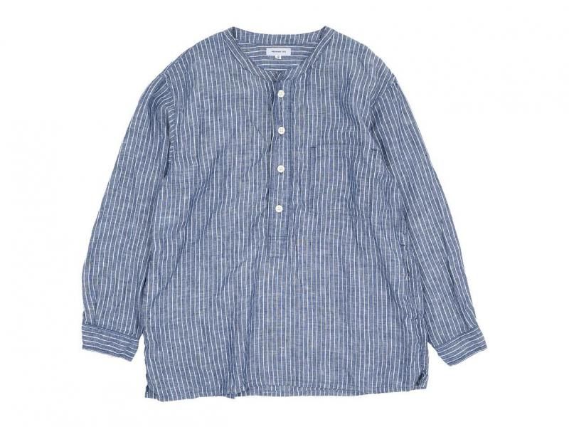 ordinary fits SLEEPING SHIRT NAVY STRIPE