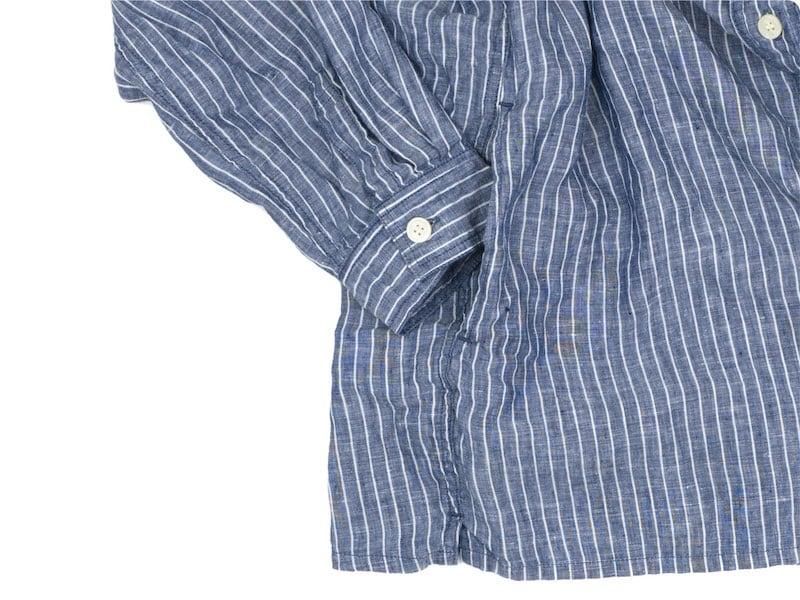 ordinary fits SLEEPING SHIRT NAVY STRIPE