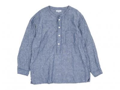 ordinary fits SLEEPING SHIRT NAVY STRIPE