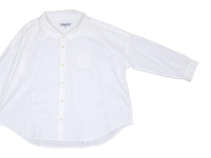 ordinary fits BARBER SHIRT OFF WHITE