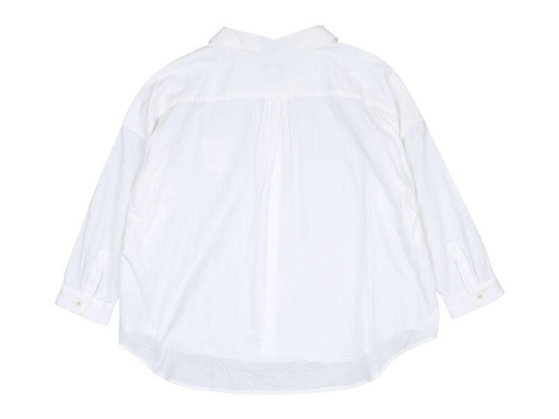 ordinary fits BARBER SHIRT OFF WHITE