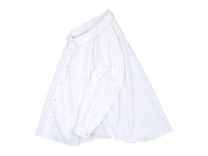 ordinary fits BARBER SHIRT OFF WHITE