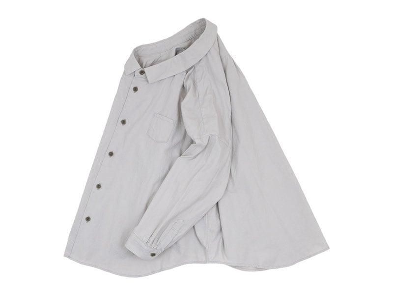 ordinary fits BARBER SHIRT LIGHT GRAY