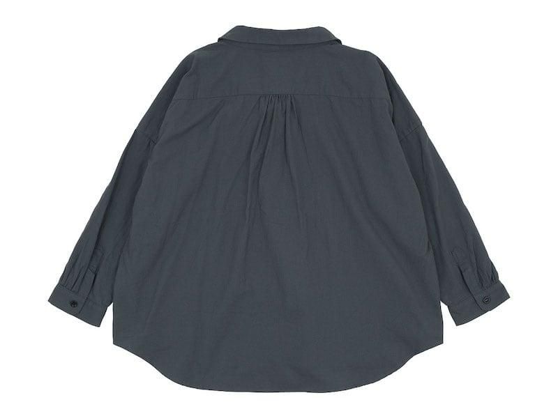 ordinary fits BARBER SHIRT CHARCOAL