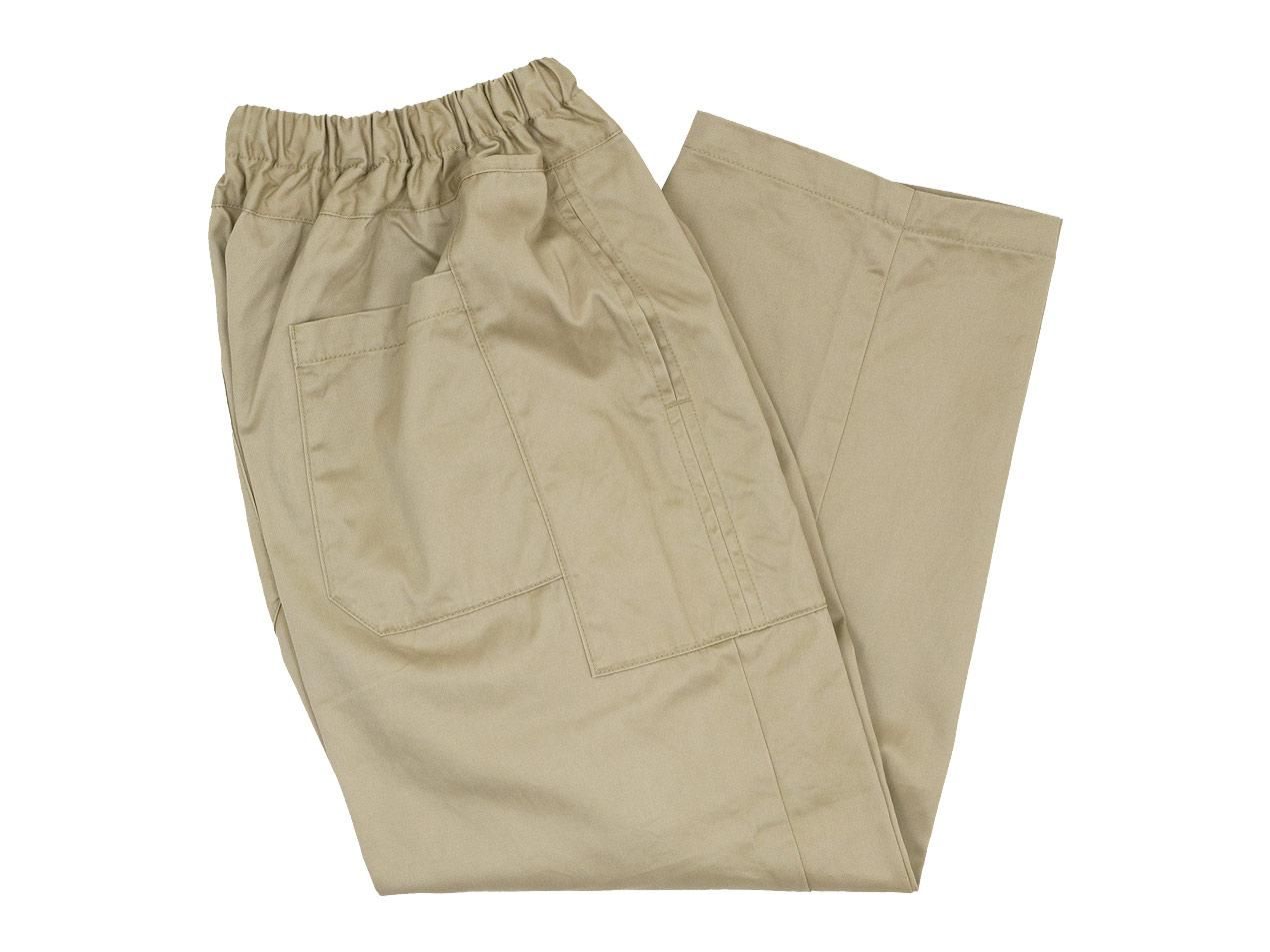 YAECA コットンツイル タックパンツ KHAKI 〔メンズ〕 YAECA 通販 ...