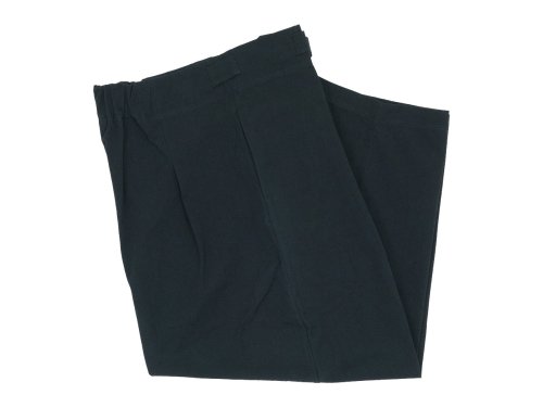 Atelier d'antan Perriere（ペリエール） Cotton Pants BLACK