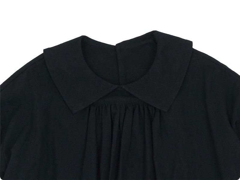 Atelier d'antan AmielʥߥCotton Shirts BLACK