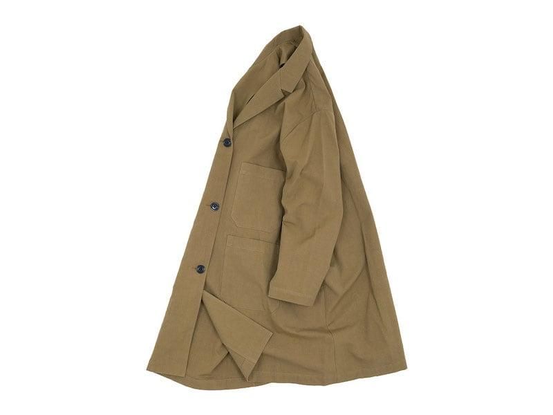 Atelier d'antan Godardʥ Cotton Coat KHAKI