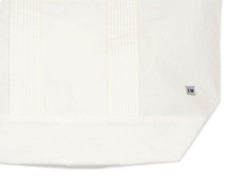 ENDS and MEANS 2way tote bag nylon WHITE