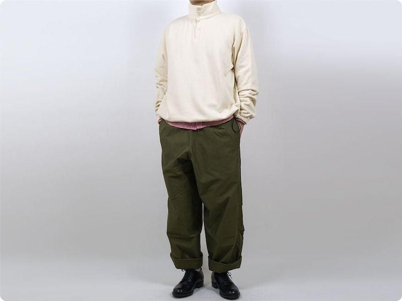 maillot snap henley sweat trainer TOP GRAY