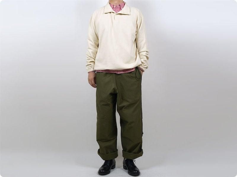 maillot snap henley sweat trainer TOP GRAY