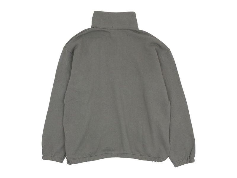 maillot snap henley sweat trainer GRAY