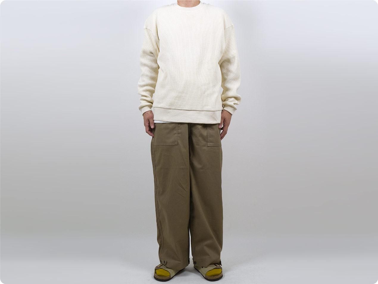 TUKI over pants 03khaki TUKI通販・取扱い rusk（ラスク）