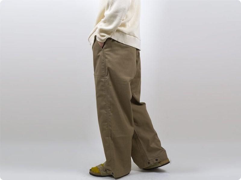 TUKI over pants 03khaki TUKI通販・取扱い rusk（ラスク）