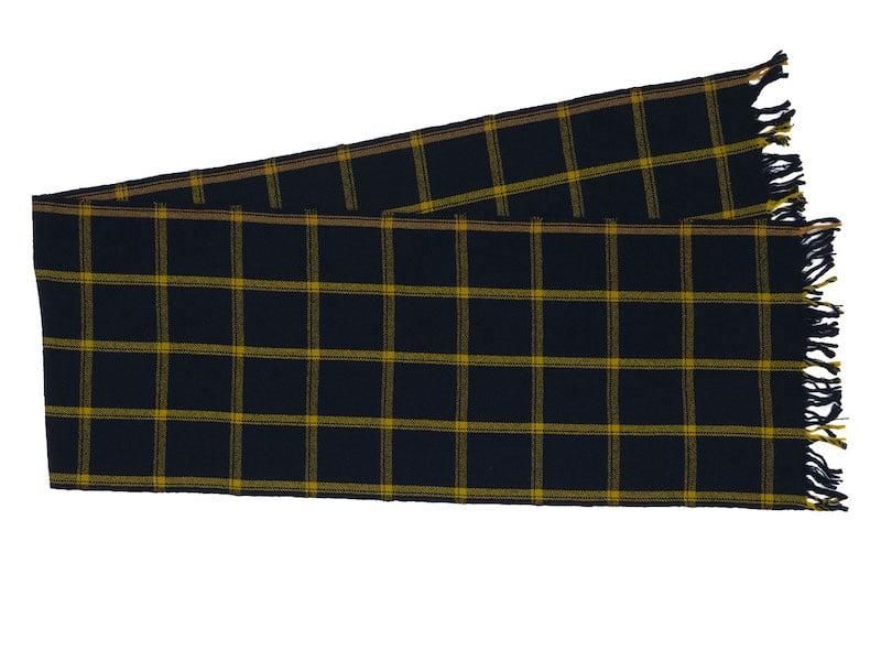MARGARET HOWELL GRID CHECK SCARF