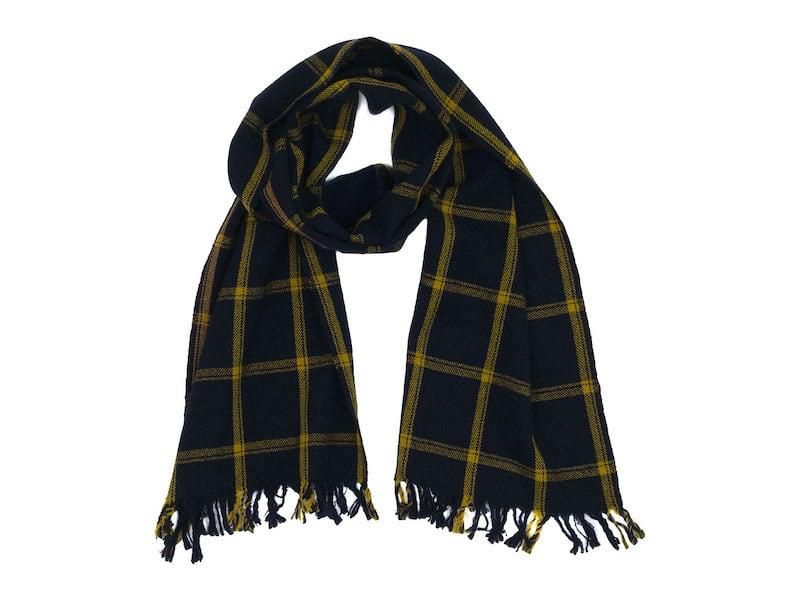 MARGARET HOWELL GRID CHECK SCARF