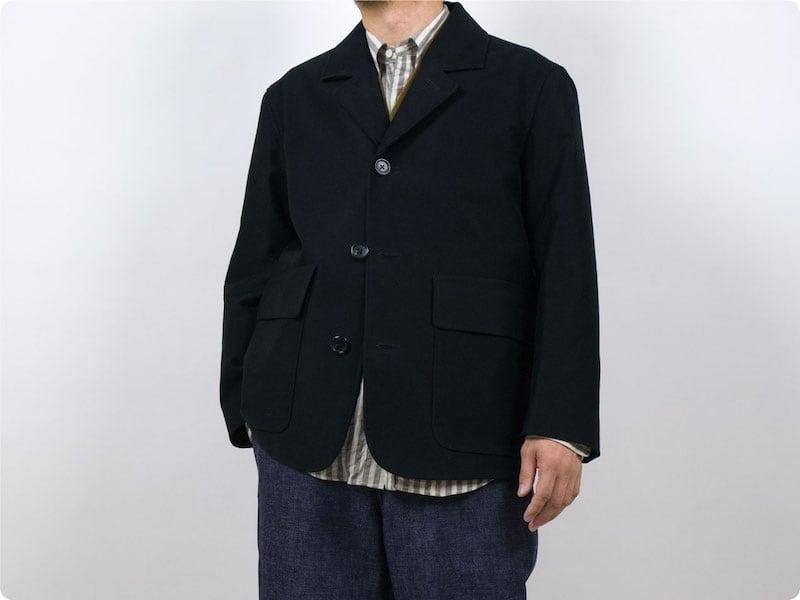 MARGARET HOWELL COMPACT COTTON MOLESKIN BLOUSON 10BLACK ̥󥺡