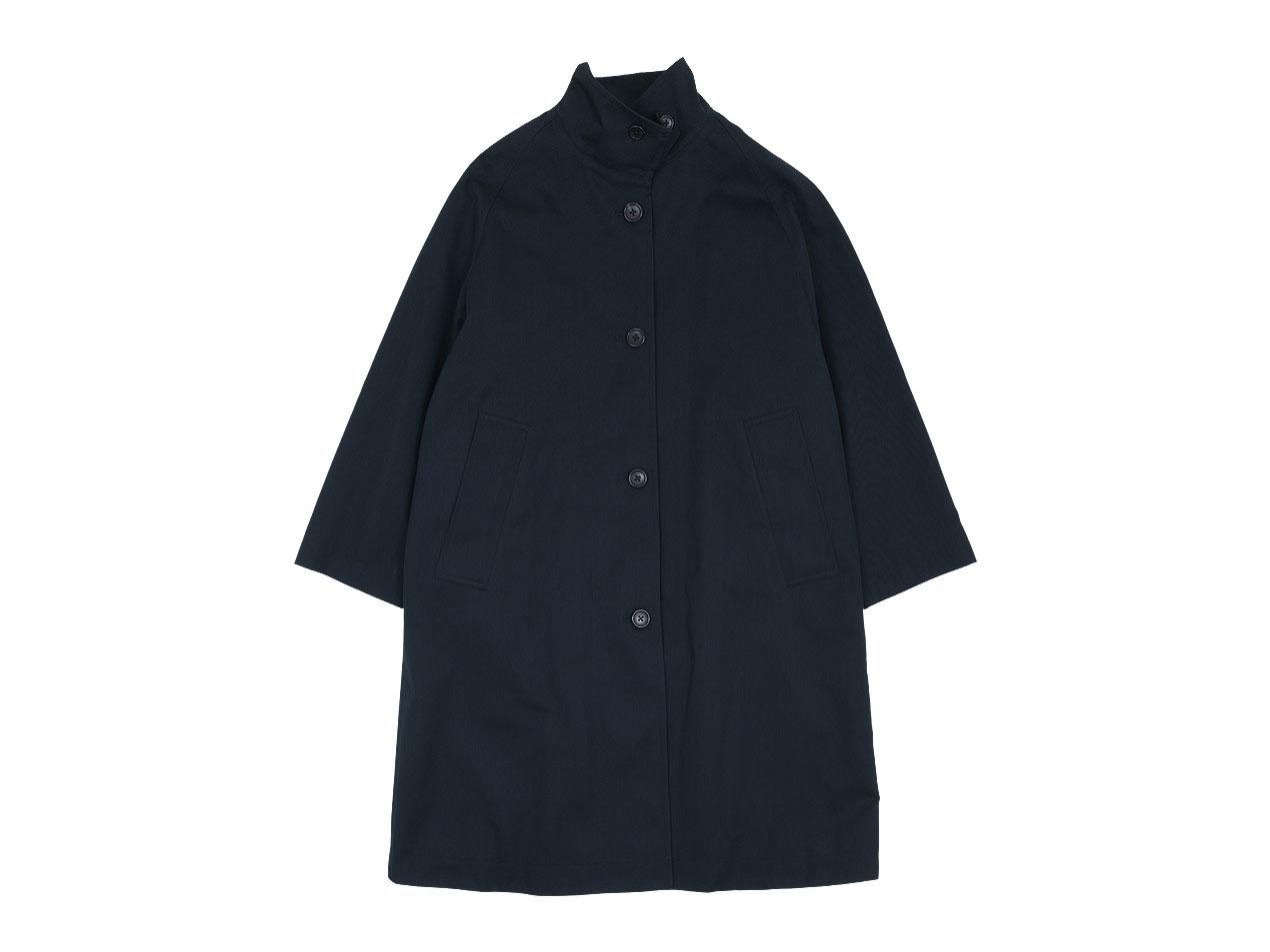 MARGARET HOWELL CAVARLY TWILL COAT 120NAVY 〔レディース〕