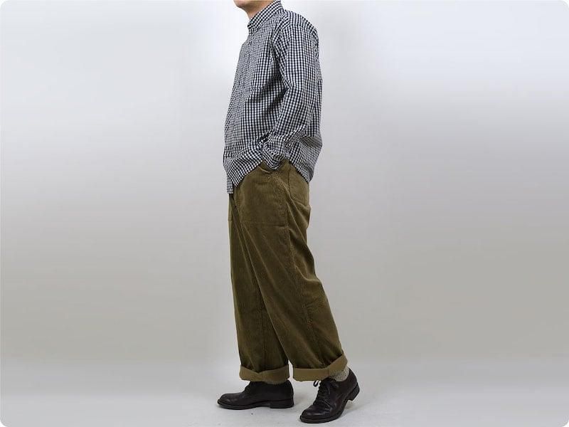 TUKI baker pants corduroy 03khaki