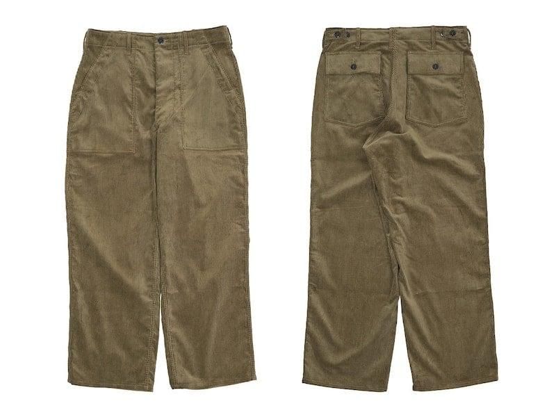 TUKI baker pants corduroy 03khaki