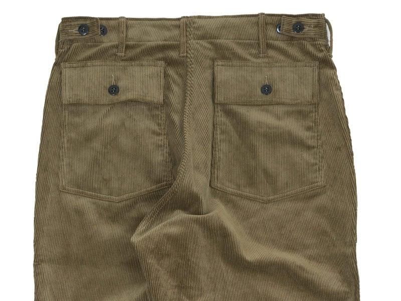 TUKI baker pants corduroy 03khaki