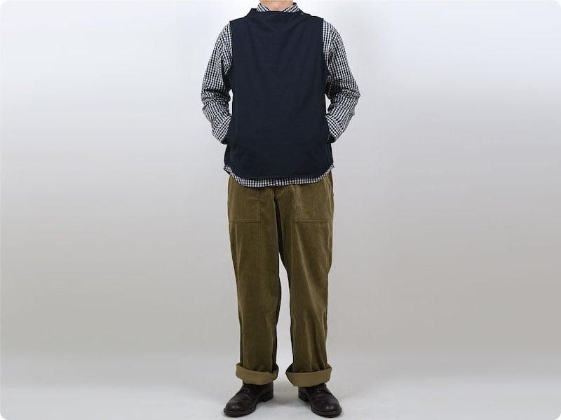 TUKI baker pants corduroy 03khaki