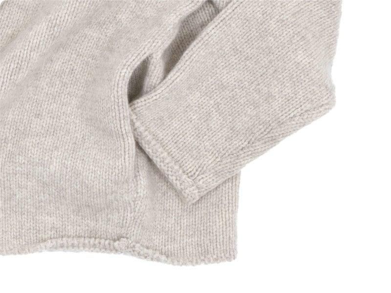 Atelier d'antan Degasʥɥ Wool Knit Cardigan OATMEAL